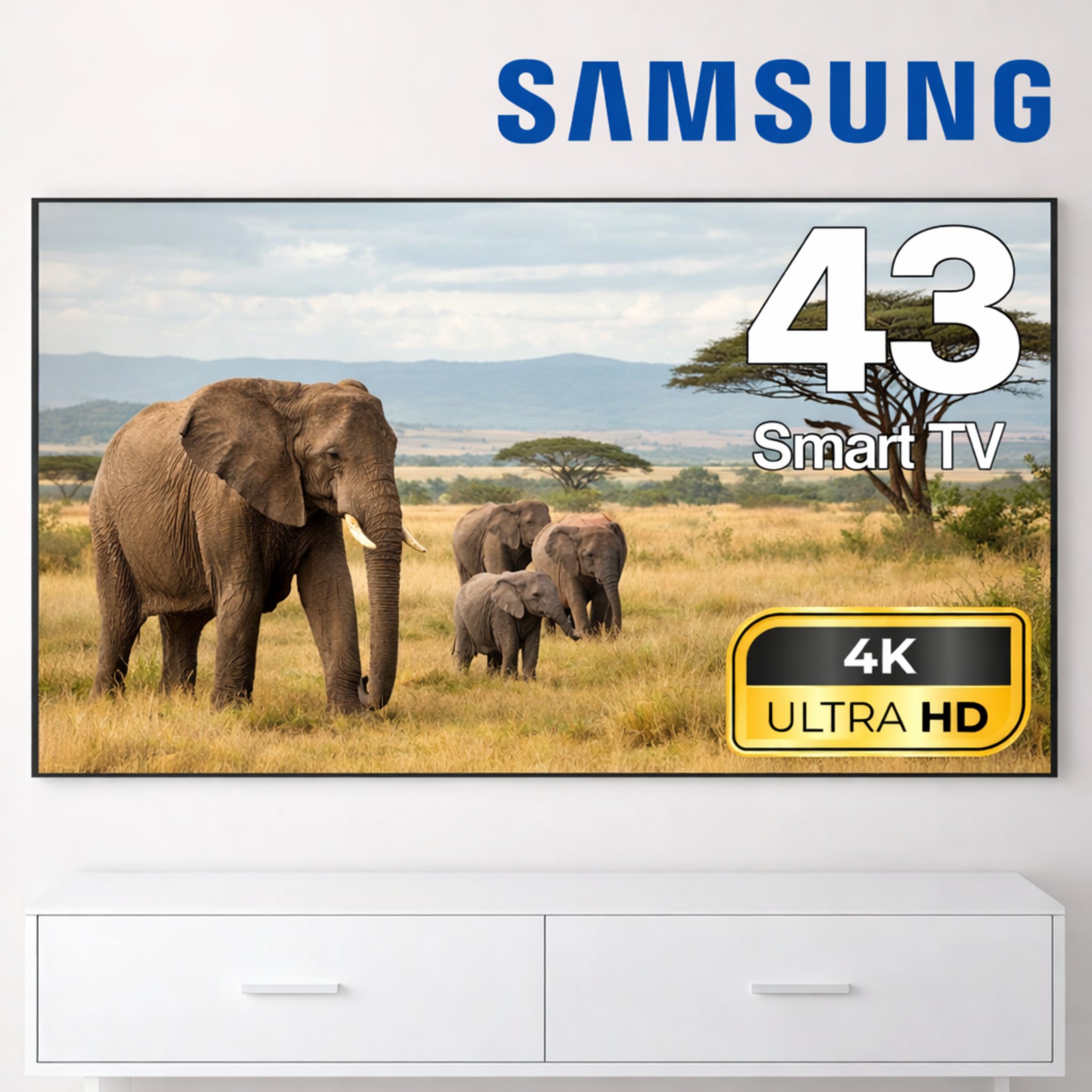 �Ｚ TV 43U8000 25���� ũ����Ż UHD 4K 108cm(43��ġ) LED ����Ʈ Ƽ��